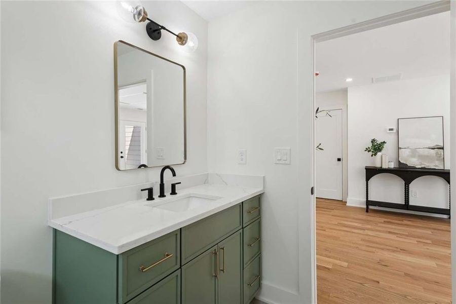 Furnished interior view inside a new home in , Atlanta (Image 32).