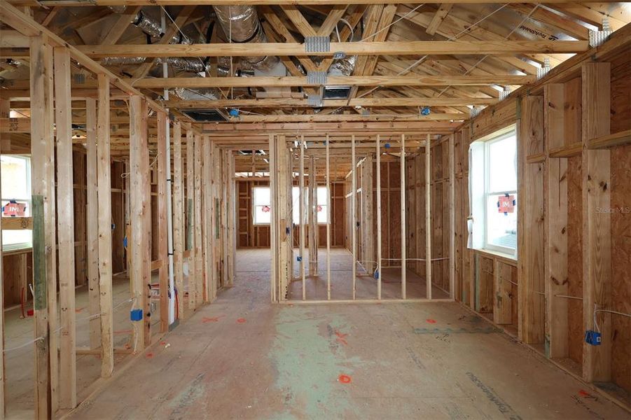 In-progress construction of a new home in Center Lake on the Park, St. Cloud, FL (Image 23).