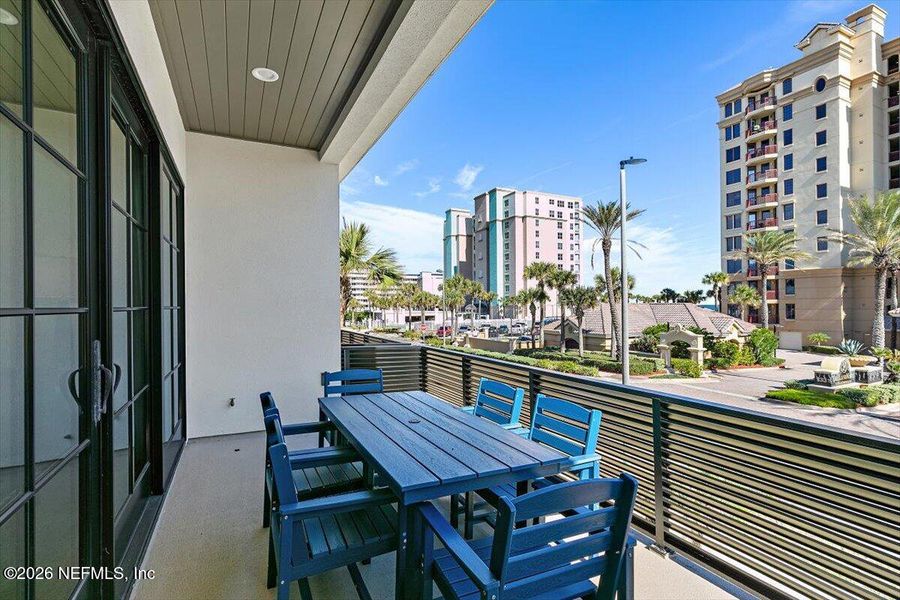 Exterior details and patio area of a home in , Jacksonville Beach (Image 4). Exterior details and patio area of a home in , Jacksonville Beach (Image 4).