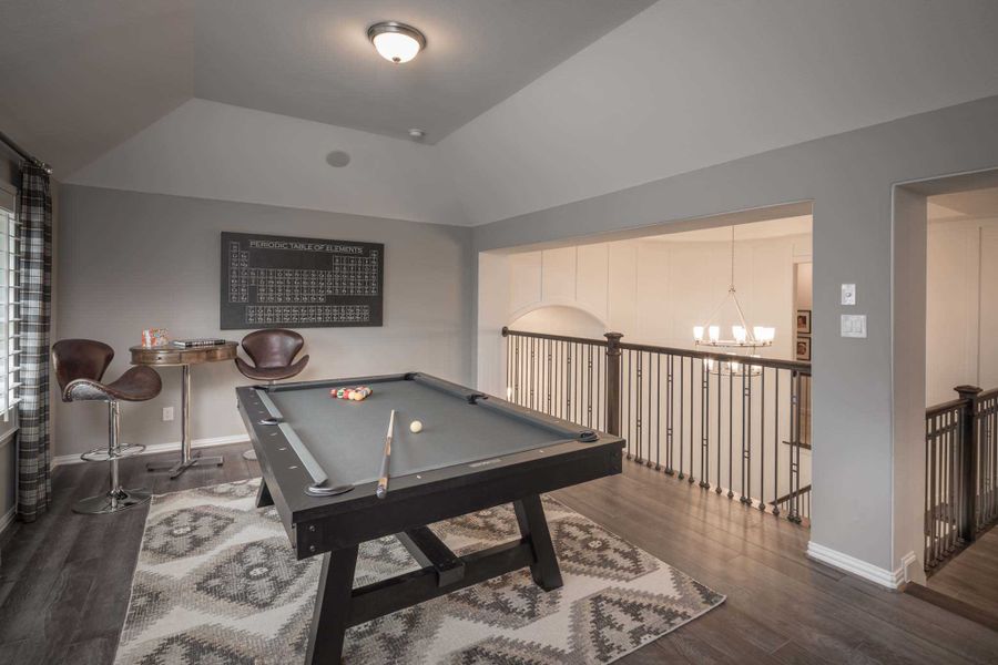 Representative Game Room - some options shown Representative Game Room - some options shown