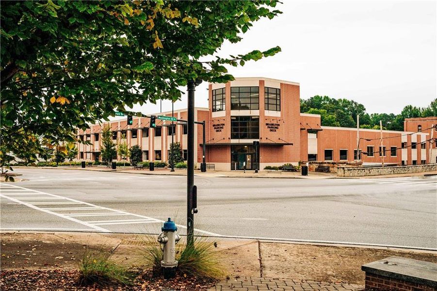Front exterior of a new home in Rosewood Lake Estates, Hoschton, GA, highlighting curb appeal (Image 83).