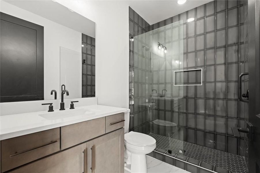 Furnished interior view inside a new home in , Alpharetta (Image 14).