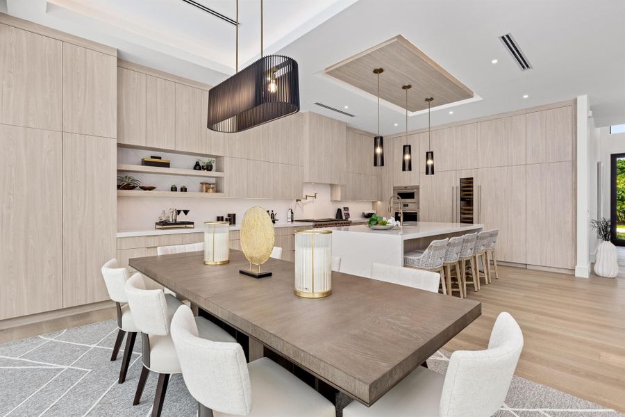 Furnished interior view inside a new home in , Delray Beach (Image 31).