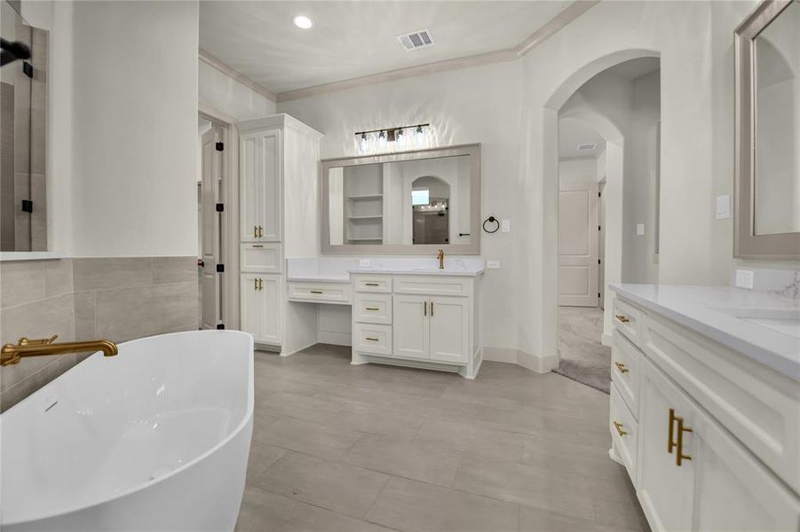 Furnished interior view inside a new home in , Decatur (Image 8).