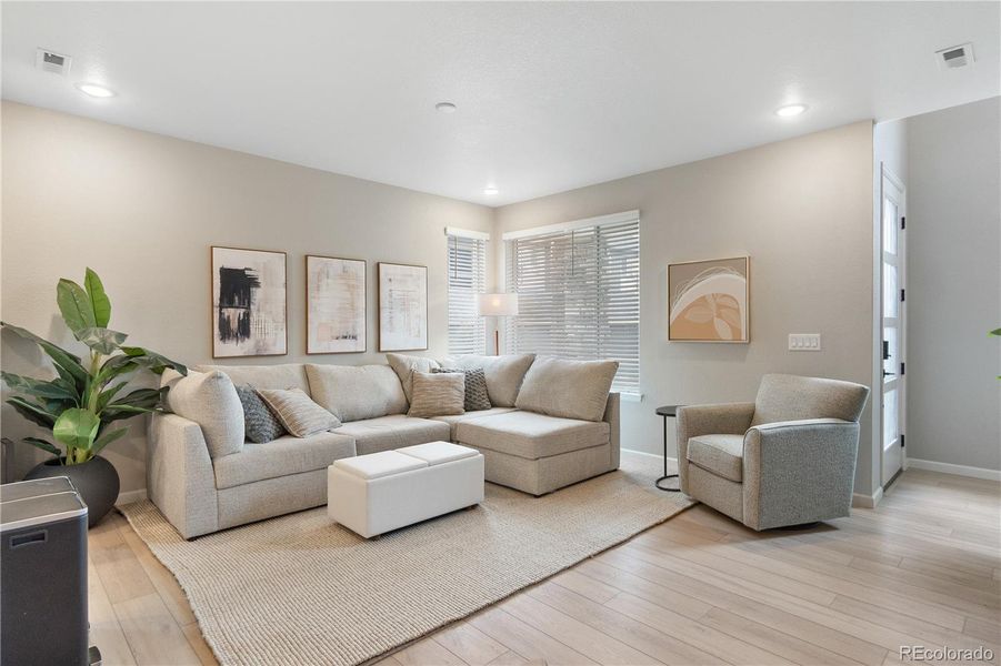 Furnished interior view inside a new home in , Parker (Image 14).