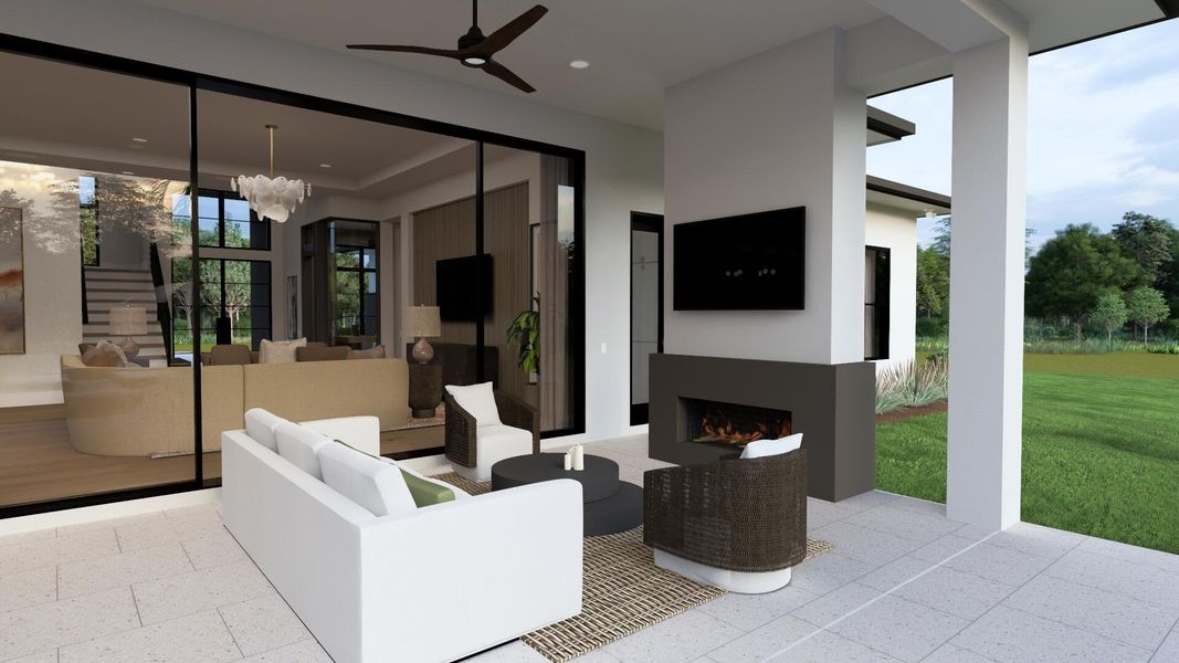 Exterior details and patio area of a home in , Vero Beach (Image 4).