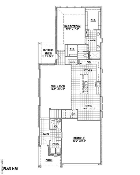 Plan 1475 1st Floor Plan 1475 1st Floor