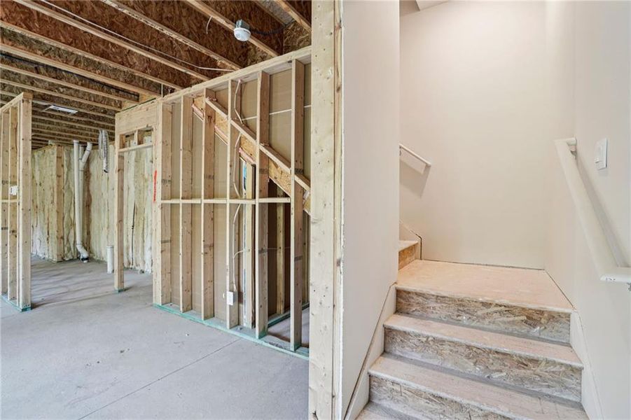 In-progress construction of a new home in Ivey Township, Dallas, GA (Image 37).