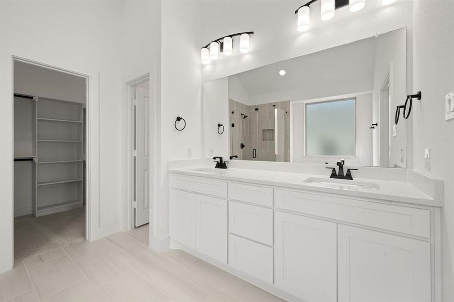 Furnished interior view inside a new home in Westside Preserve, Midlothian (Image 18).