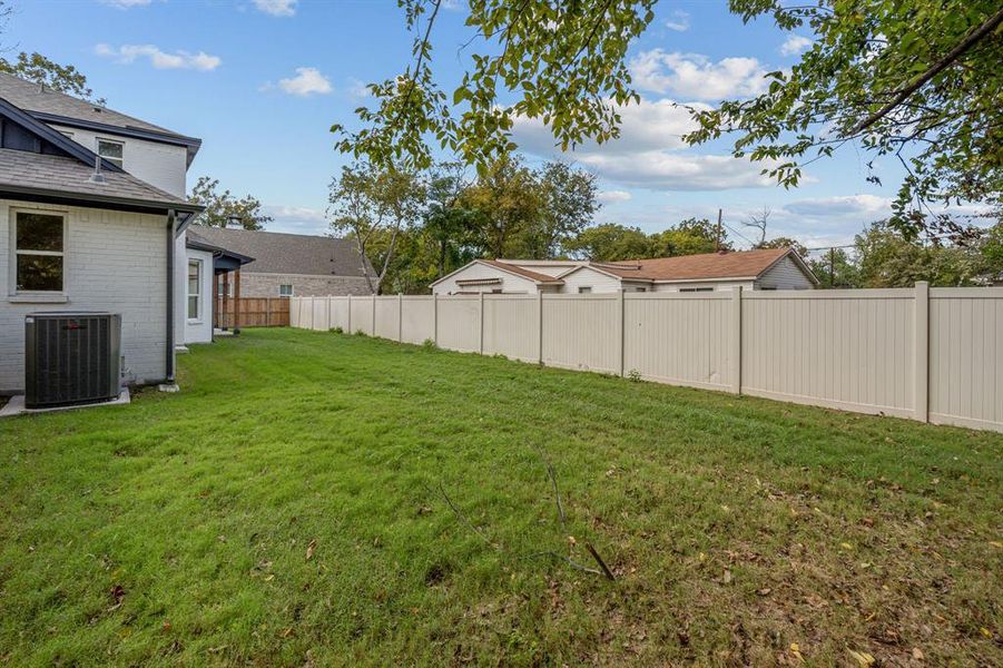 Exterior details and patio area of a home in , Westworth Village (Image 2). Exterior details and patio area of a home in , Westworth Village (Image 2).