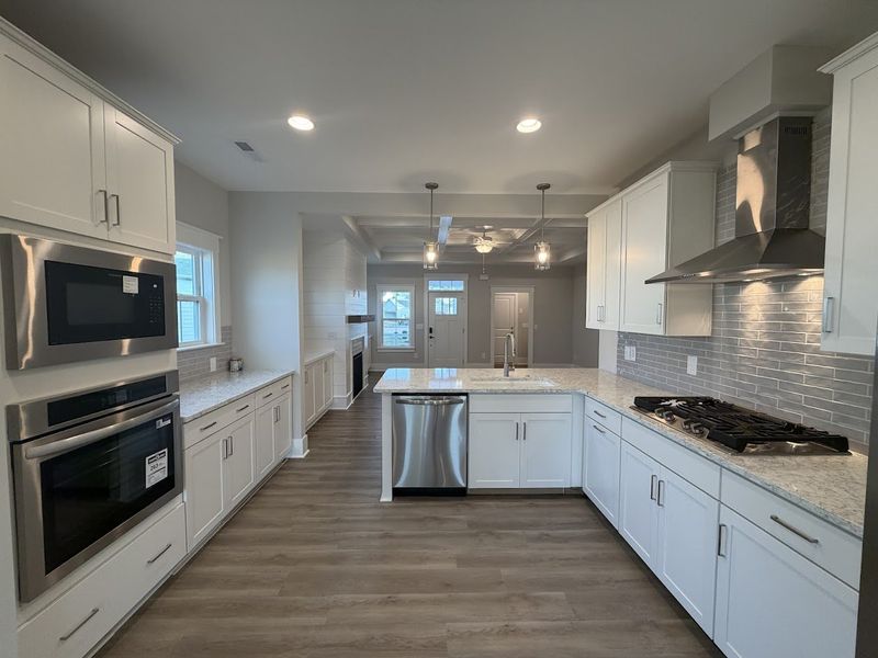Furnished interior view inside a new home in Songbird, Hampstead (Image 10).
