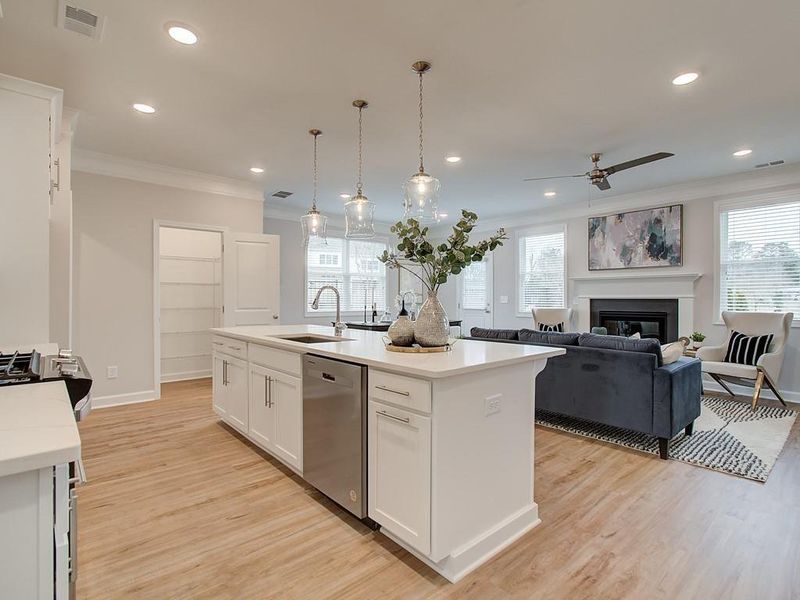 Furnished interior view inside a new home in Cherokee Township, Acworth (Image 28).