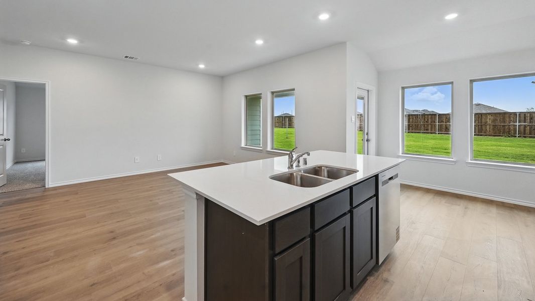 Furnished interior view inside a new home in Saddlebrook, Waxahachie (Image 4). Furnished interior view inside a new home in Saddlebrook, Waxahachie (Image 4).