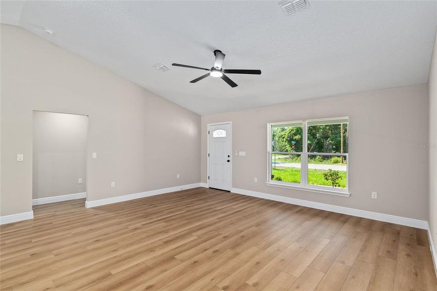 Remote controlled ceiling fan