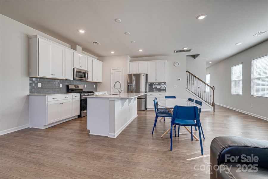 Furnished interior view inside a new home in , Charlotte (Image 17). Furnished interior view inside a new home in , Charlotte (Image 17).