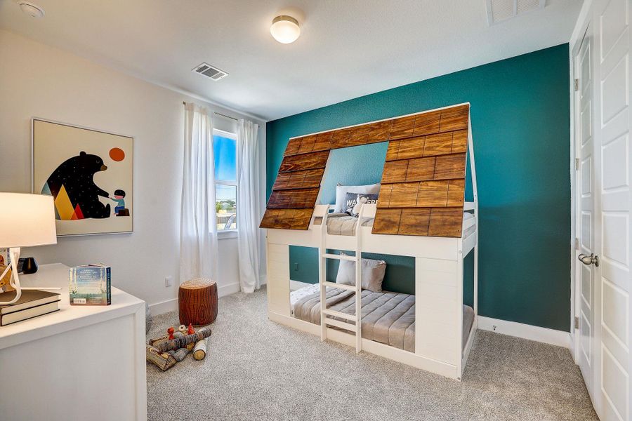 Furnished interior view inside a new home in Center 45, Round Rock (Image 14).