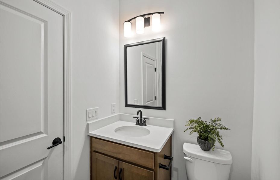 Representative furnished interior of a home built from the Continental by Pulte Homes in Elmbrook, Matthews (Image 79).