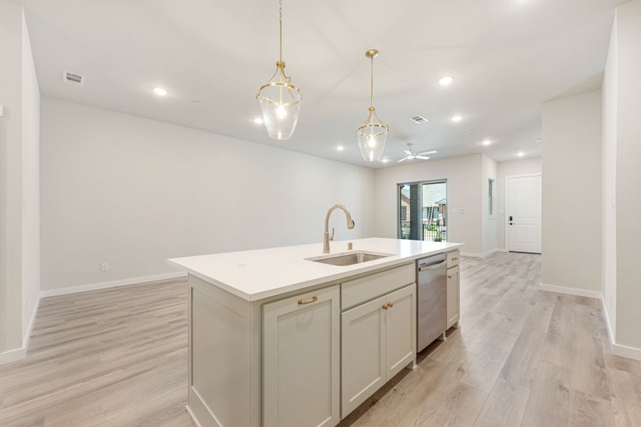 Furnished interior view inside a new home in Woodbridge Villas, Wylie (Image 11).