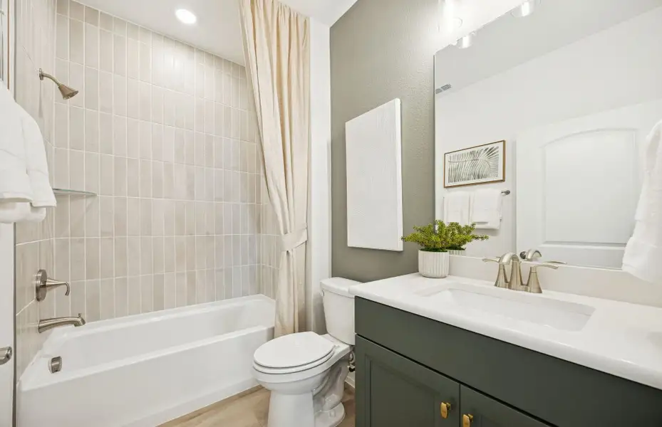 Furnished interior view inside a new home in Del Webb at Trinity Falls, McKinney (Image 18).