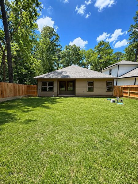 Exterior details and patio area of a home in , Montgomery (Image 3). Exterior details and patio area of a home in , Montgomery (Image 3).