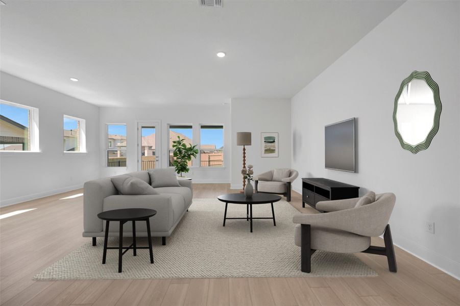 Family Room (Staged)