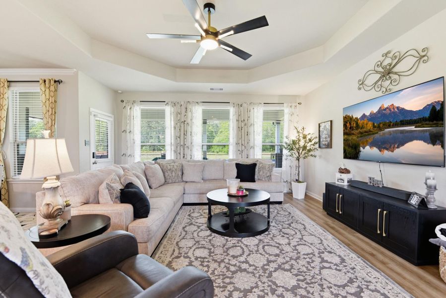 Furnished interior view inside a new home in , Cleveland (Image 8).