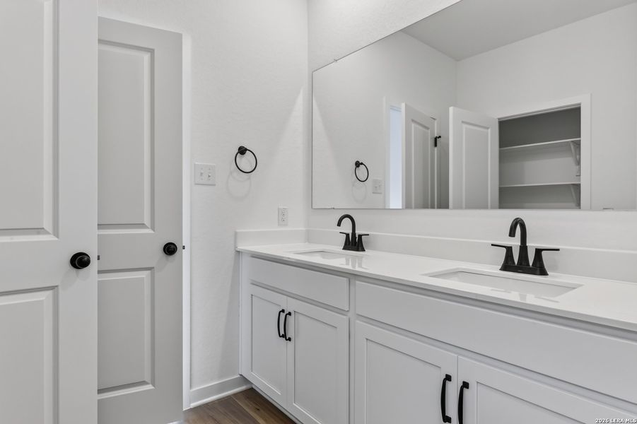 Furnished interior view inside a new home in The Wilder, Adkins (Image 9).
