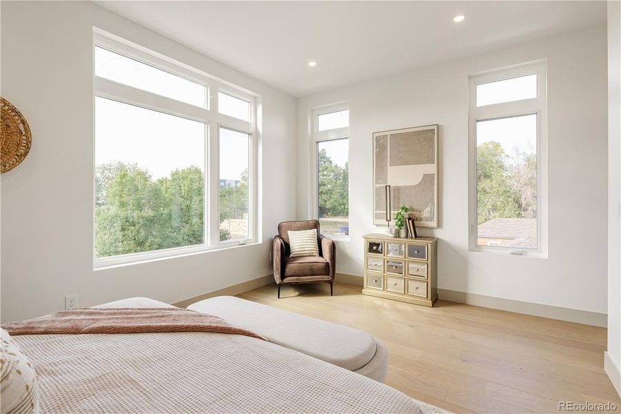 Furnished interior view inside a new home in , Denver (Image 19).