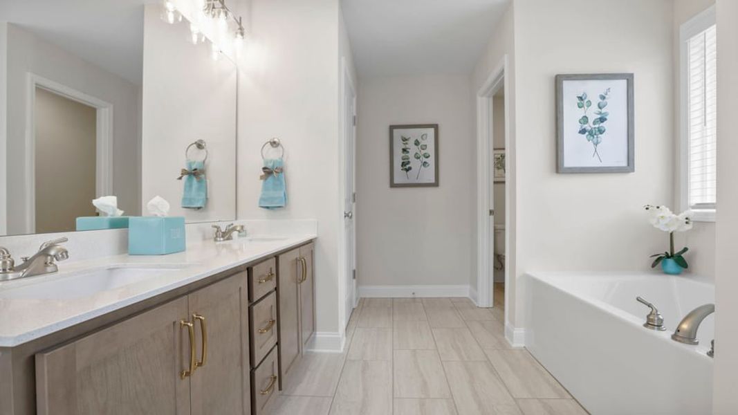 Furnished interior view inside a new home in Edgewood Estates, Greenville (Image 31).