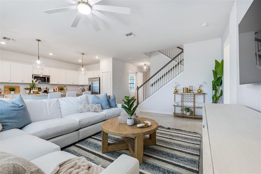 Furnished interior view inside a new home in Rye Ranch, Parrish (Image 22).
