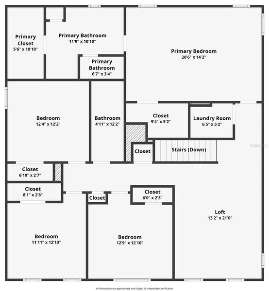 2D floor plan layout of this home in , Daytona Beach, FL (Image 6).