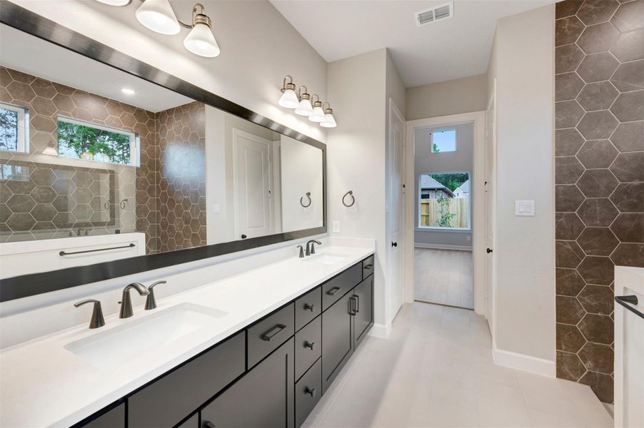Furnished interior view inside a new home in ARTAVIA - Parkview Collection, Conroe (Image 12).