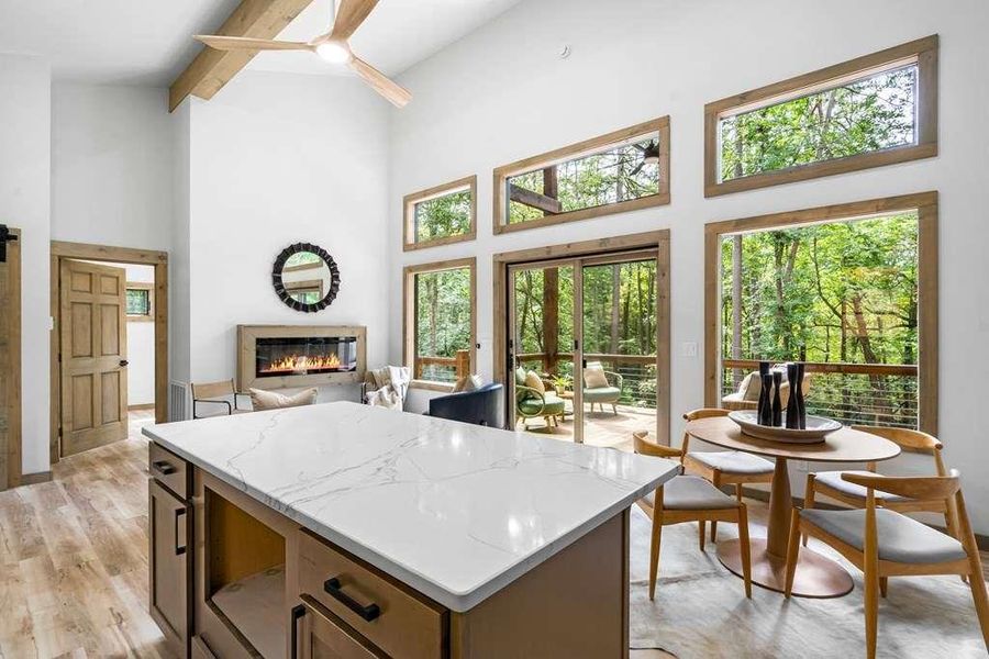 Furnished interior view inside a new home in , Morganton (Image 17).