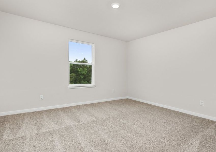 The secondary bedrooms of the Cypress are a great space for childrens rooms or guest rooms. The secondary bedrooms of the Cypress are a great space for childrens rooms or guest rooms.