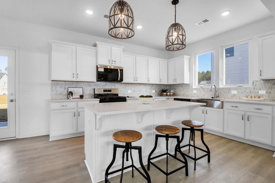 Furnished interior view inside a new home in Homecoming, Ravenel (Image 4).