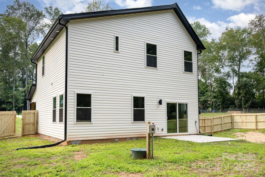 Front exterior of a new home in , Hickory, NC, highlighting curb appeal (Image 25).