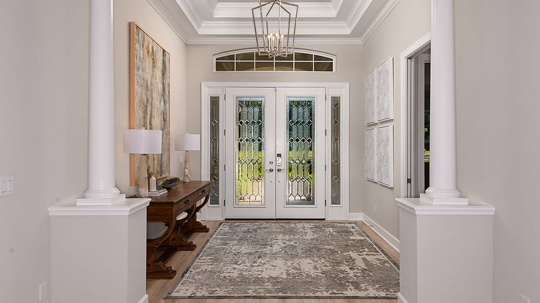 Furnished interior view inside a new home in Esplanade at Azario Lakewood Ranch, Bradenton (Image 12).