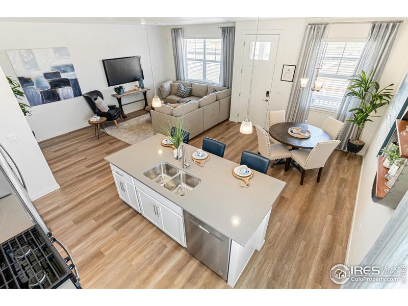 Furnished interior view inside a new home in Hansen Farm, Fort Collins (Image 12).