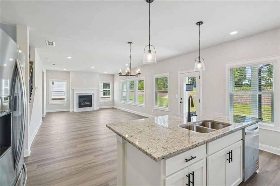 Furnished interior view inside a new home in Martin Springs - Estate Series, Lawrenceville (Image 11).