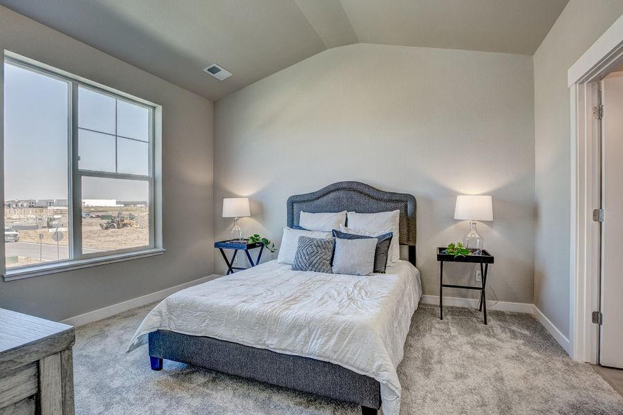 Representative furnished interior of a home built from the The Eldorado by Landmark Homes in The Lakes at Centerra, Loveland (Image 15). Representative furnished interior of a home built from the The Eldorado by Landmark Homes in The Lakes at Centerra, Loveland (Image 15).
