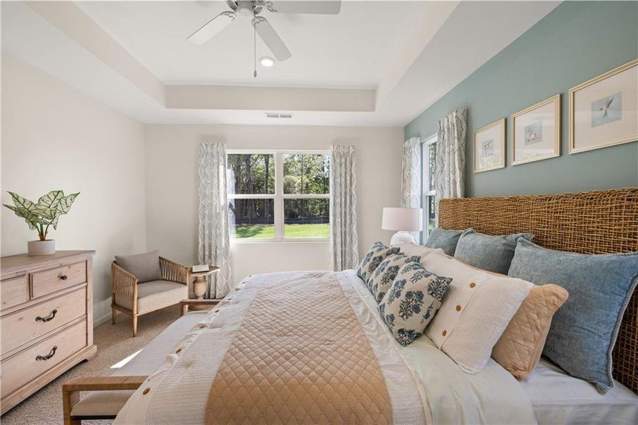 Furnished interior view inside a new home in , Buckhead (Image 25).