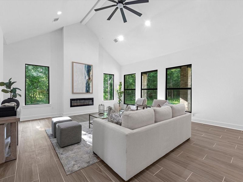 Furnished interior view inside a new home in , Dayton (Image 7). Furnished interior view inside a new home in , Dayton (Image 7).