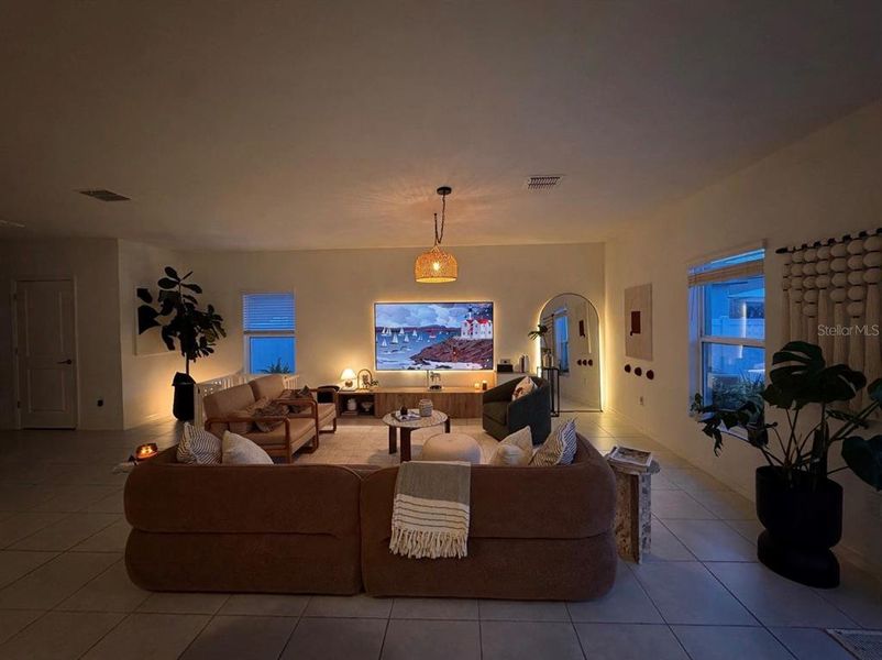 Furnished interior view inside a new home in , Zephyrhills (Image 6). Furnished interior view inside a new home in , Zephyrhills (Image 6).