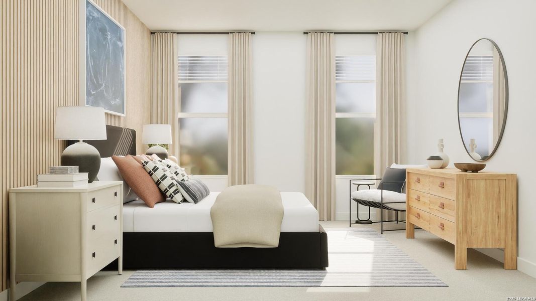 Furnished interior view inside a new home in Brookmill, San Antonio (Image 33).