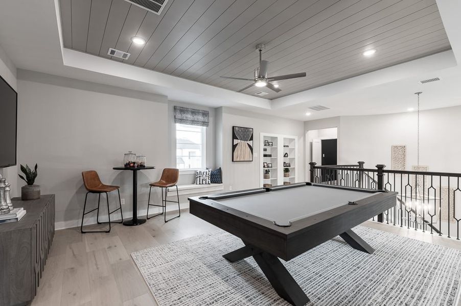 Furnished interior view inside a new home in Harvest Green 75′, Richmond (Image 35).