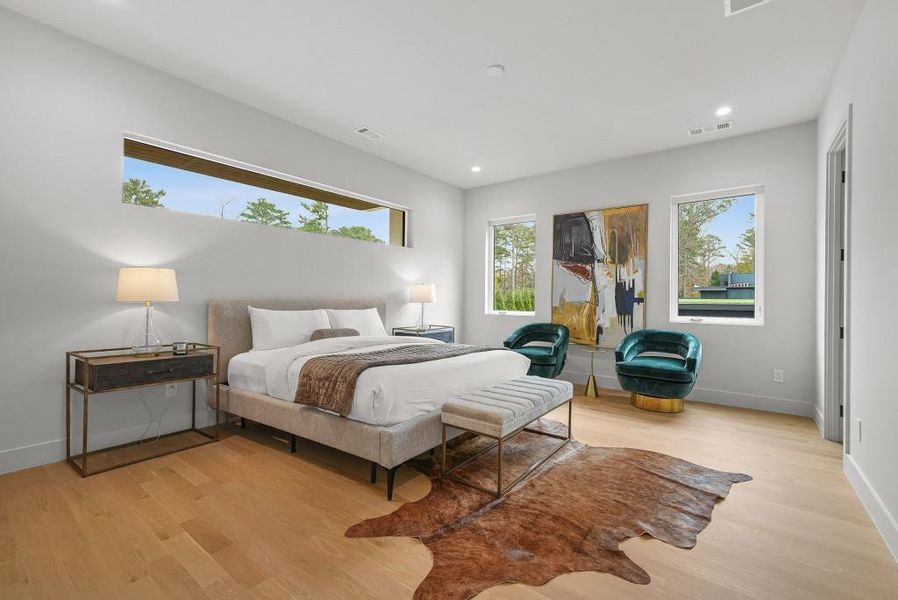 Furnished interior view inside a new home in , Decatur (Image 61).