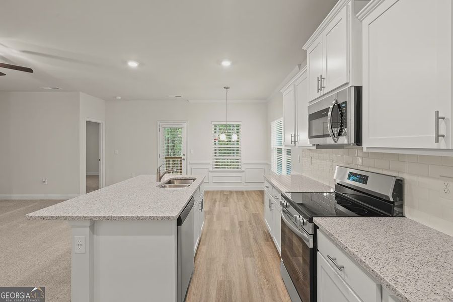 Furnished interior view inside a new home in Canterbury Villas, Carrollton (Image 7).