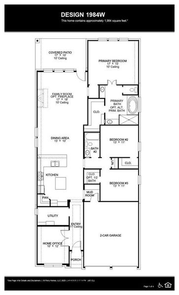 2D floor plan layout of this home in , Fate, TX (Image 3).