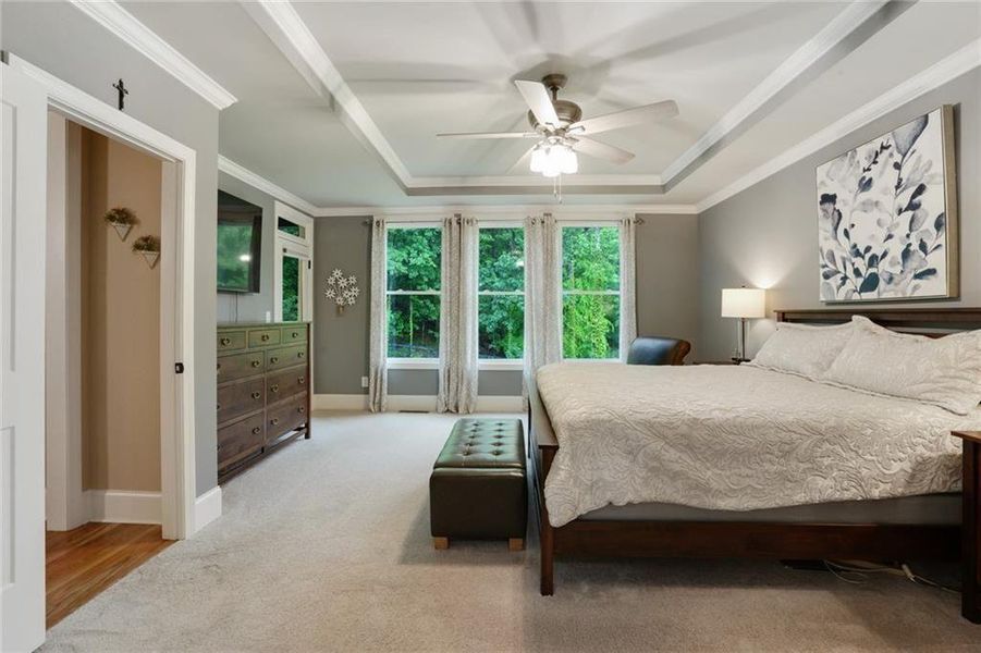 Furnished interior view inside a new home in , Roswell (Image 31).