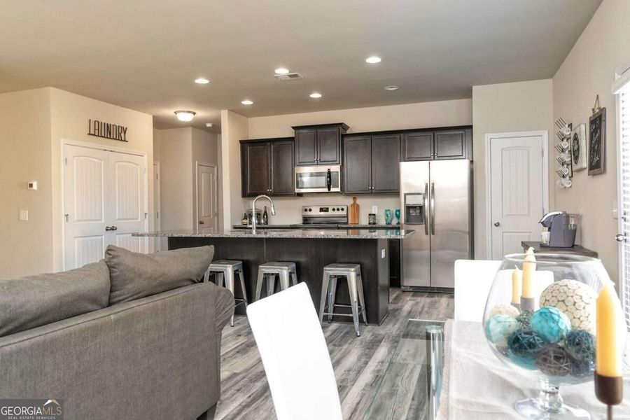 Furnished interior view inside a new home in Cobblestone Crossing Commons, Byron (Image 10).
